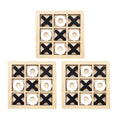 Jogo da Velha Montessori em Madeira – Brinquedo Educativo de Raciocínio para Crianças – Compre 2 Leve 3